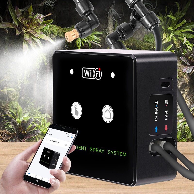 Smart Garden Sprinkler - Rainforest Sprayer WiFi Control Automatic Mist