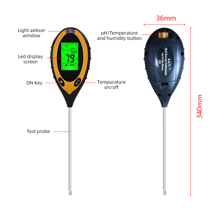 Soil PH Meter Tester Soil Test - Soil Test Digital ulasan dan harga