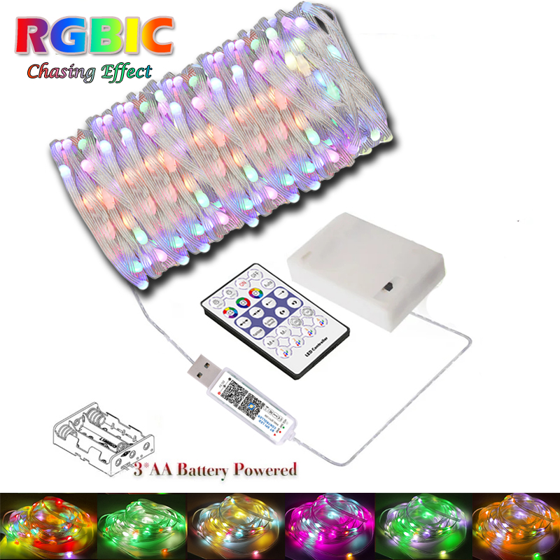 WS2812B Fairy Light String 3AA - Smart Garden Water ulasan dan harga