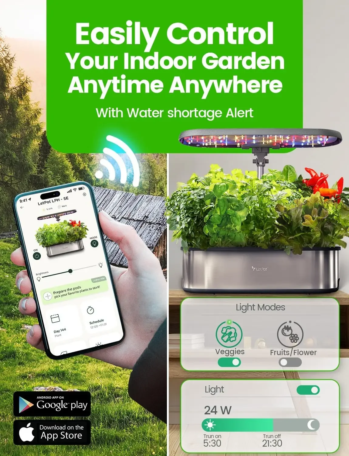 LETPOT LPH-SE Hydroponics Grow - Smart Garden Kit ulasan dan harga