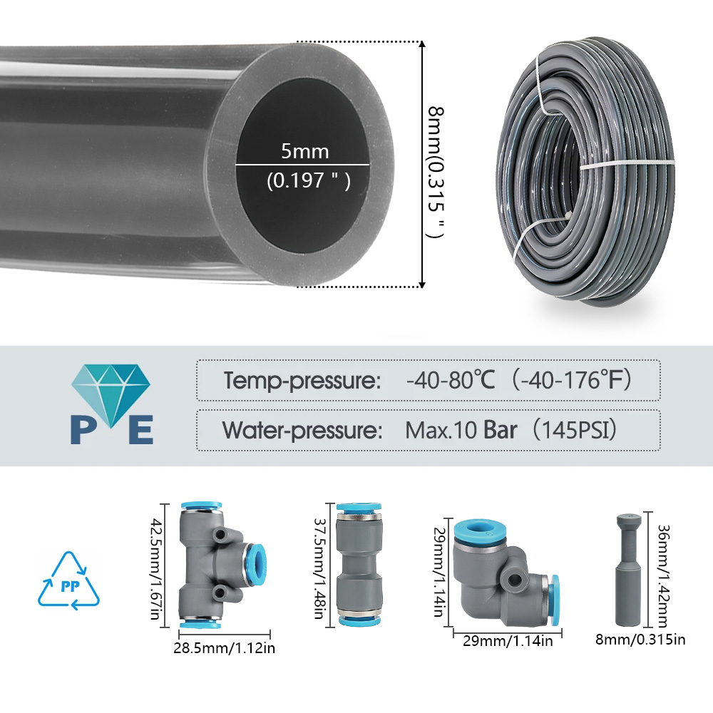 5/8mm Hose FlexibleQuick Conne - Smart Garden Water ulasan dan harga