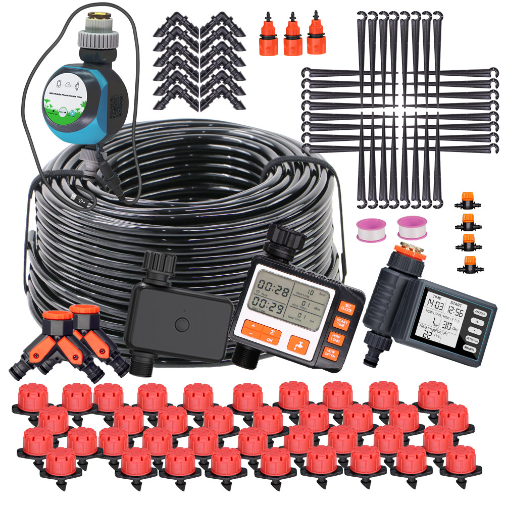 50-5M 1/4'' Hose Adjustable Dr - Smart Garden Sprinkler ulasan dan harga