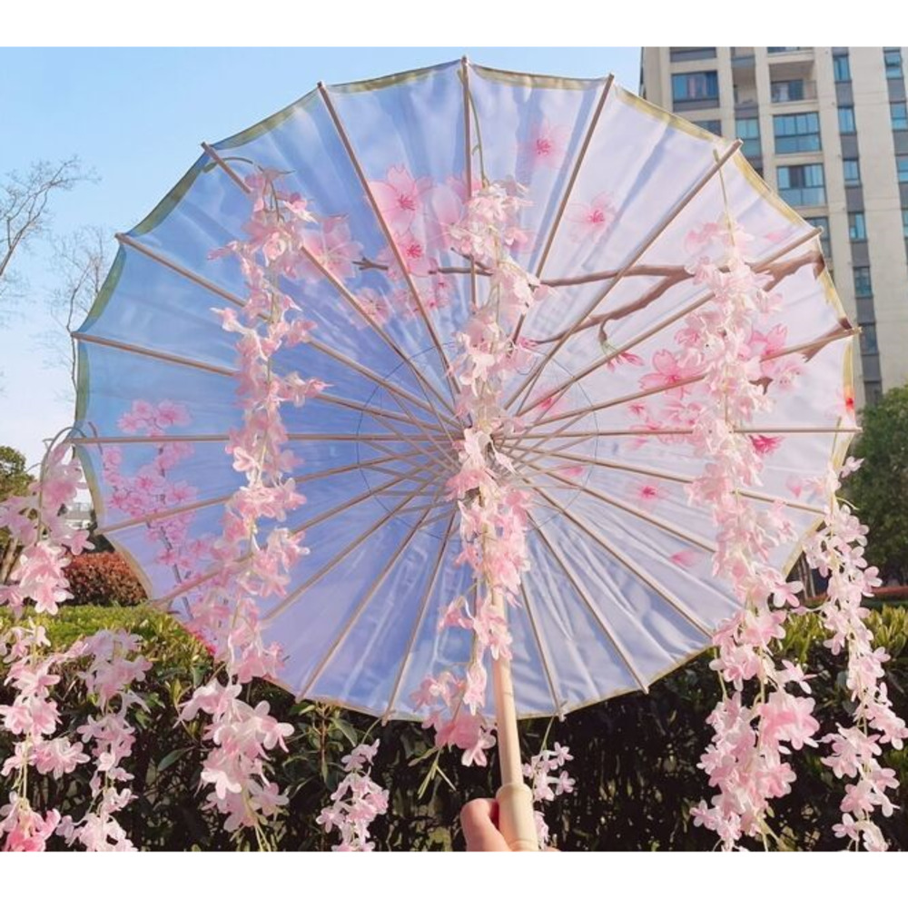 82CM 32'' Sakura Umbrella Hanf - Smart Garden Umbrella ulasan dan harga