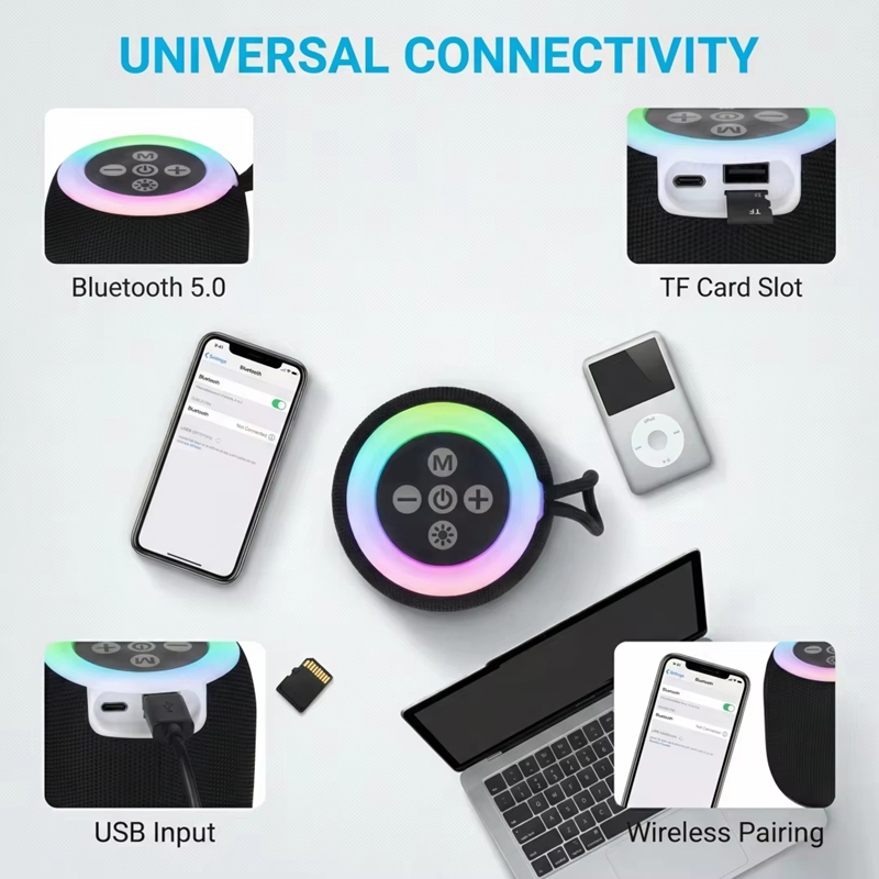 Mini Bluetooth Speaker with La - Google Speaker Nest Audio ulasan dan harga