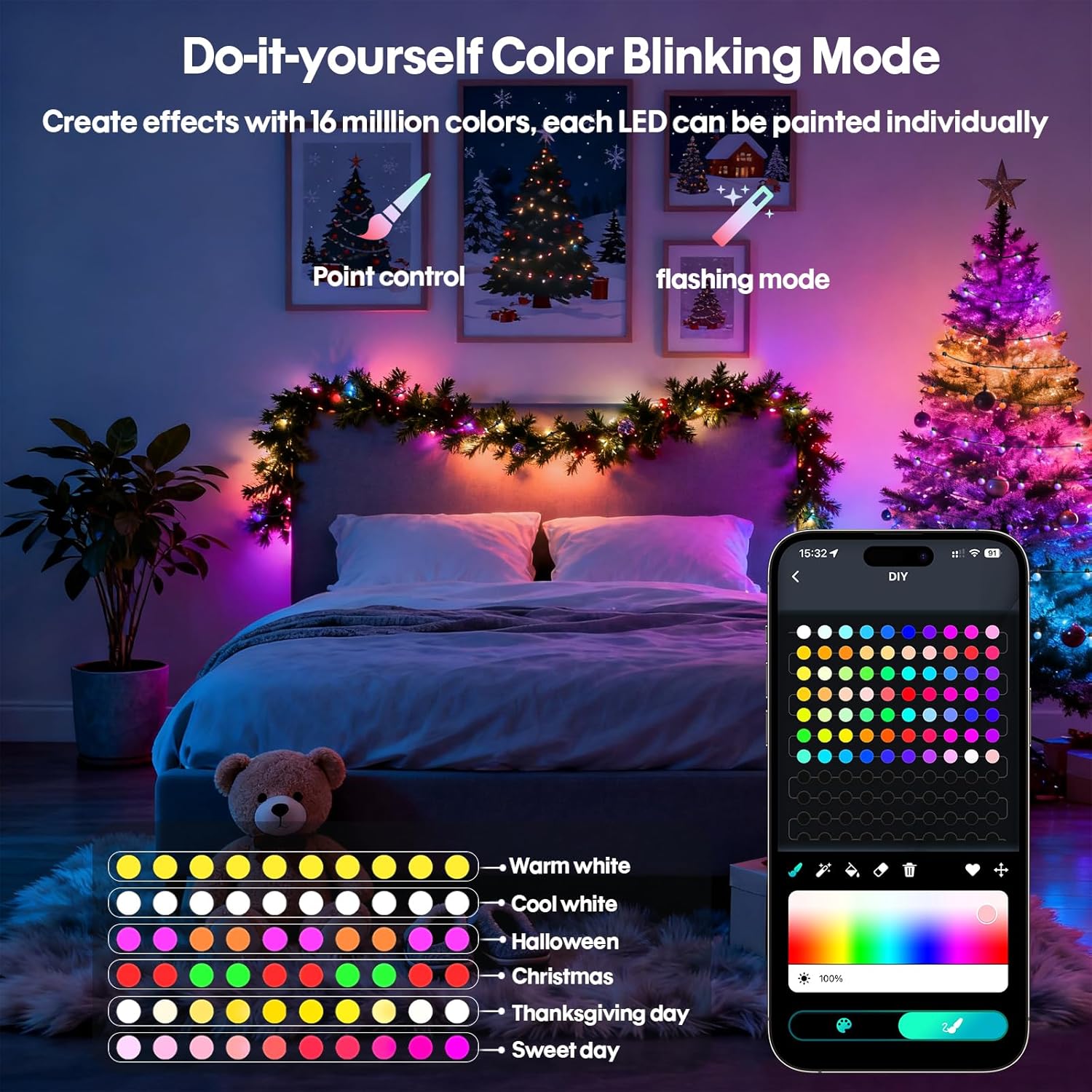 Smart Globe String Lights 5/10 - App Smart Garden ulasan dan harga