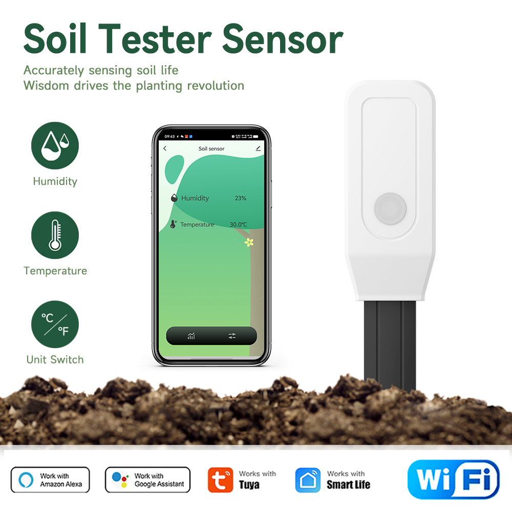 Tuya Smart WiFi Soil Tester Te - App Smart Garden ulasan dan harga