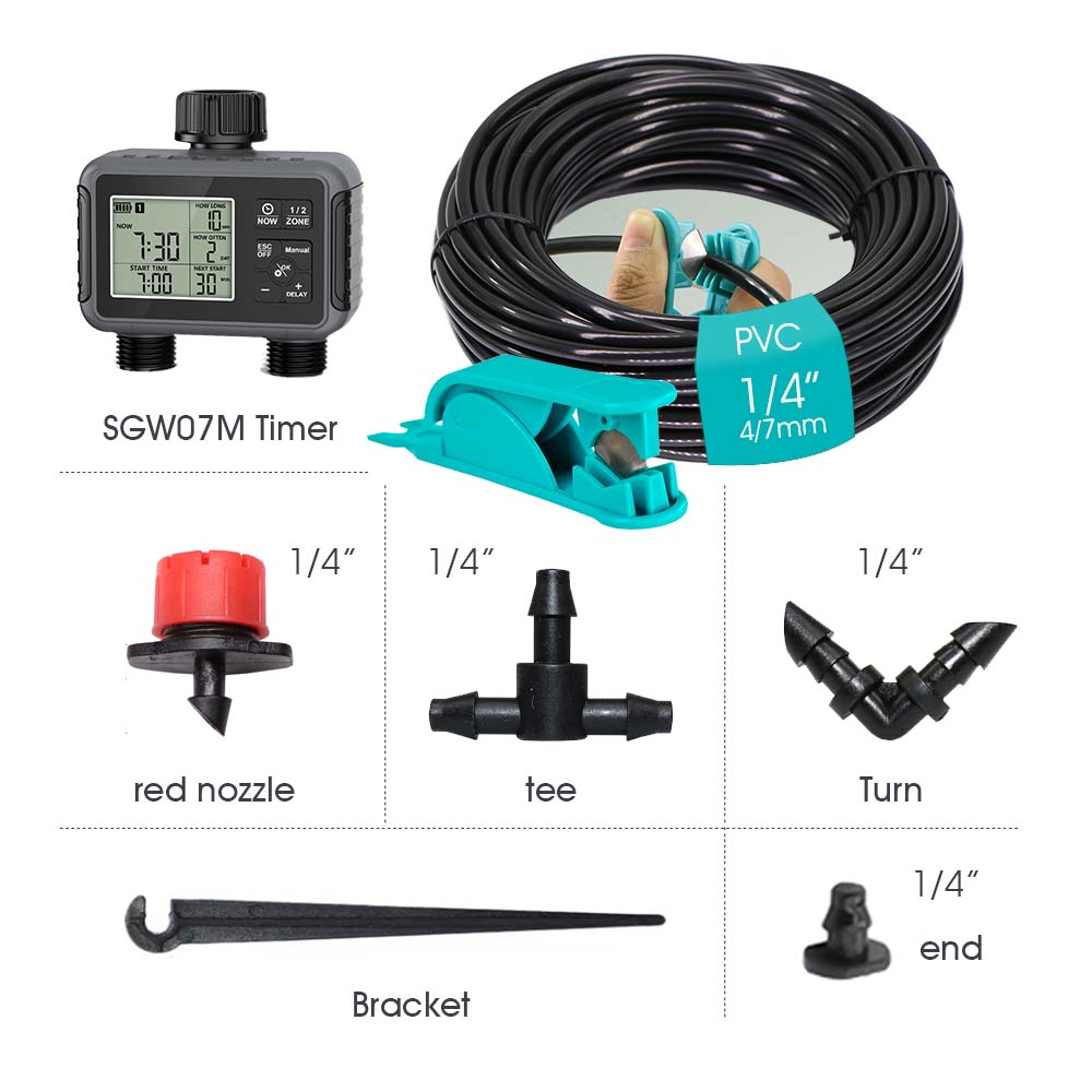 Dual Zone Independent Display  - Smart Garden Sprinkler ulasan dan harga