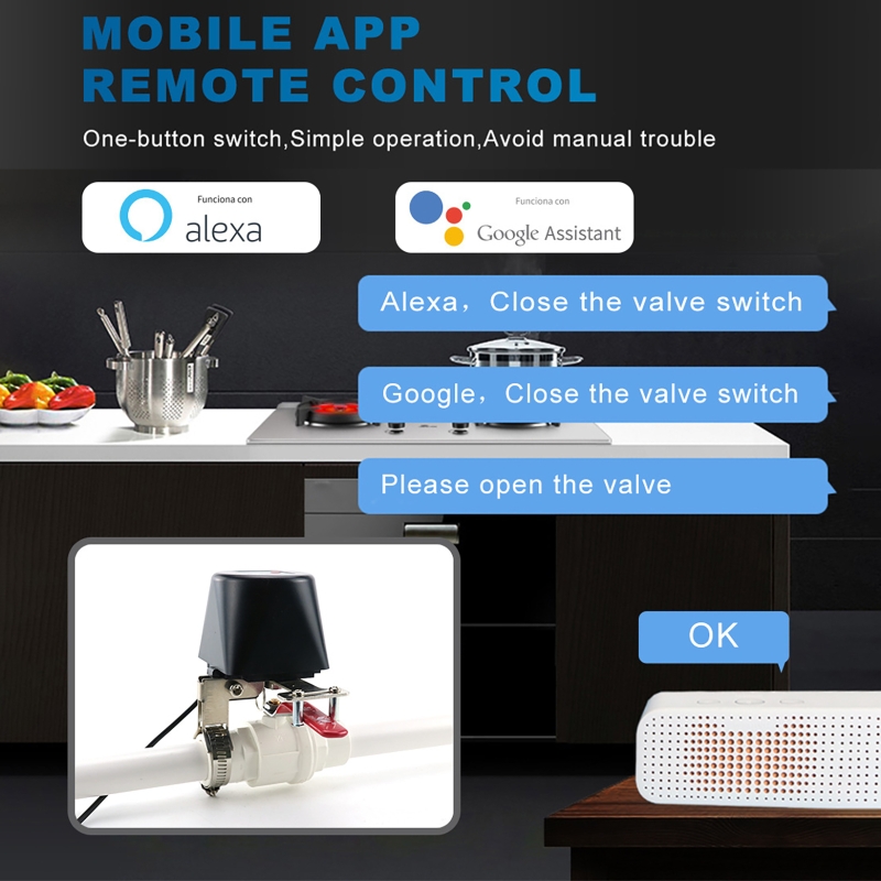 Tuya Smart Gas Valve WIFI Gard - Smart Garden Water ulasan dan harga