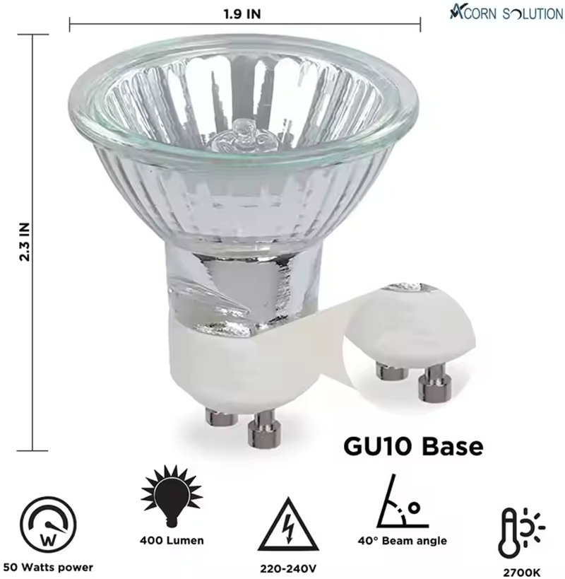 Gu10 Base Lampara 220v Halogen - Smart Garden Umbrella ulasan dan harga