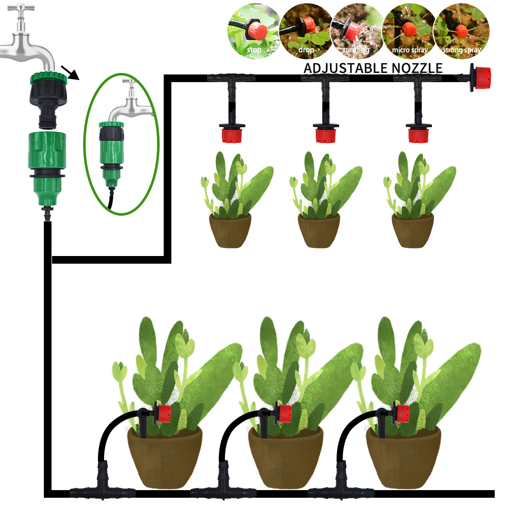 Micro Drip Irrigation System P - Smart Garden Sprinkler ulasan dan harga